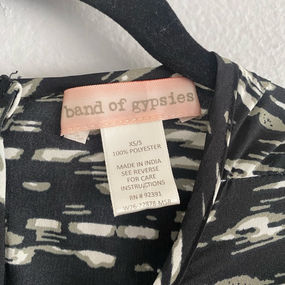 Band of Gypsies Print Oversized Dress Sz XS/S - Picture 3 of 5
